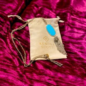 Kendra Scott turquoise tassel necklace